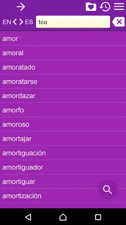 Spanish English Dictionary screenshot 8