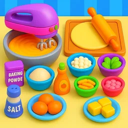 Toy Set Kitchen Cooking Games icon