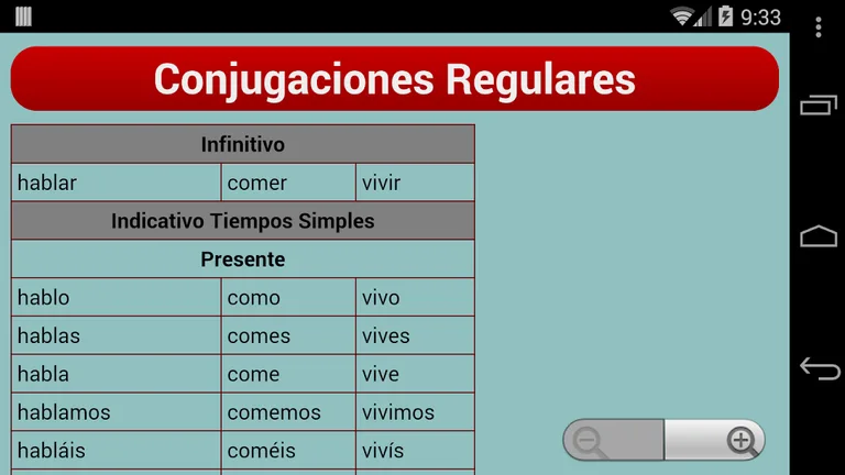 Spanish Verb Trainer screenshot 4