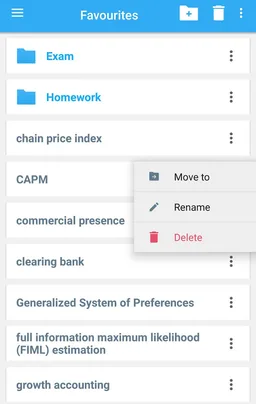 Oxford Dictionary of Economics screenshot 8