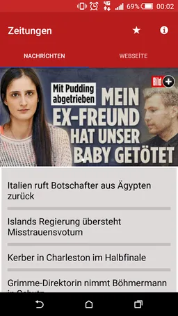 Deutsche Zeitungen screenshot 1