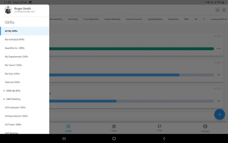 Profit.co OKR Software screenshot 9