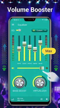 Equalizer & Bass Booster - Music Volume EQ screenshot 3
