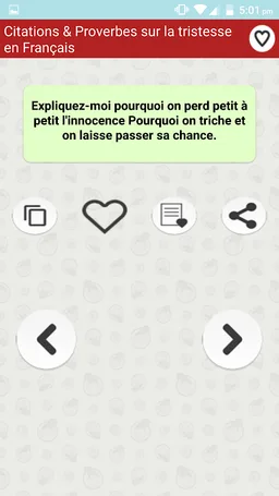 Citations Triste & Proverbes screenshot 8