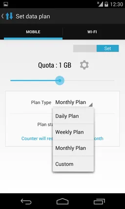 DashClock Data Usage Extension screenshot 3