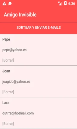 Amigo Invisible screenshot 1