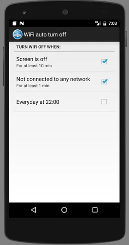 WiFi Auto On Off screenshot 3
