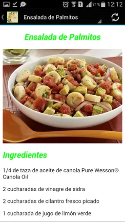 Recetas de ensaladas saludable screenshot 5