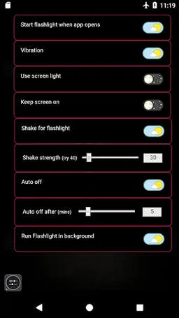 Shake Flashlight Torch screenshot 4