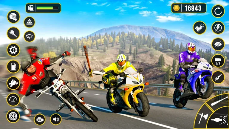 Asphalt Rider Moto Attack Race screenshot 5