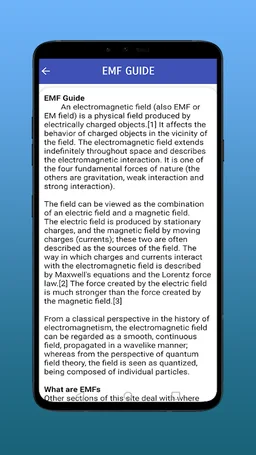 EMF Detector - EMF Finder - EMF Radiation detector screenshot 4