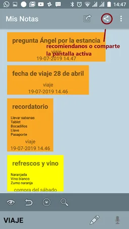 My Fast Notes: Lists and notes screenshot 5