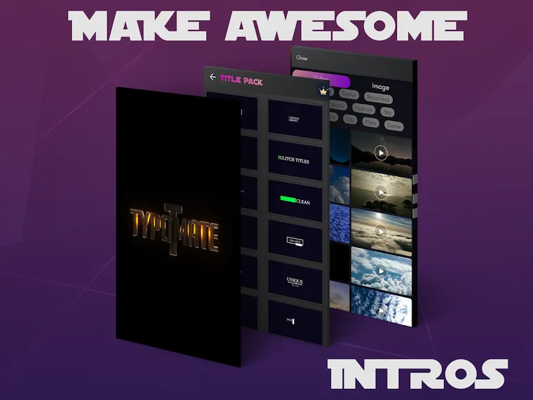 Typomate : Intro maker HD screenshot 2