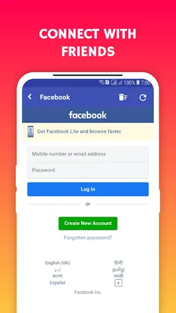 Splite Browser: All social media + dual browser screenshot 4