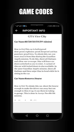 All Games Cheat Codes screenshot 3