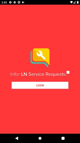 Infor LN Service Requests screenshot 1