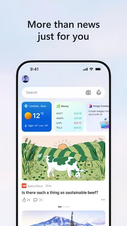 Microsoft News screenshot 2