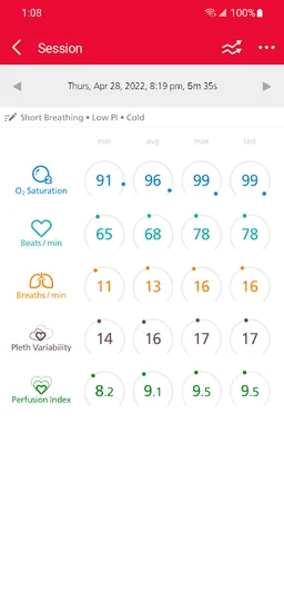 Masimo Personal Health screenshot 8
