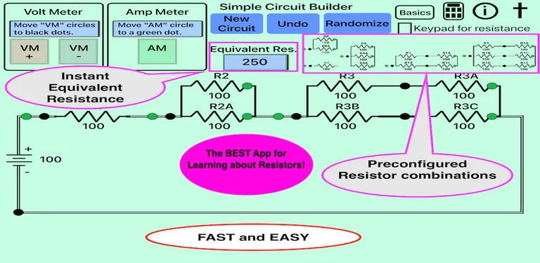 Simple Circuit Builder, Series Parallel Resistors cover image