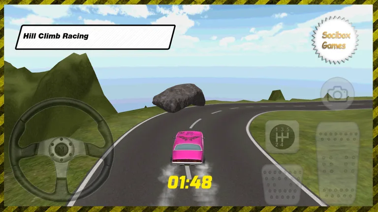 Farming Pink Hill climb Racing screenshot 3