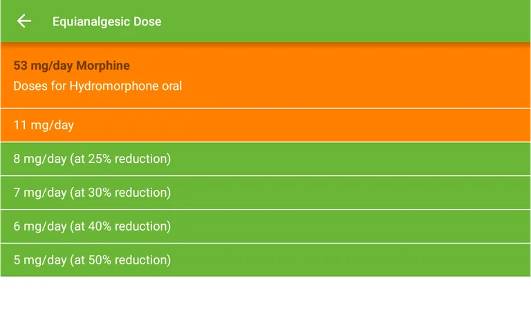 Opioid Calculator screenshot 3