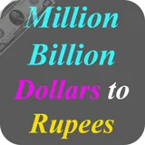 Million Billion Dollars to Rupees icon