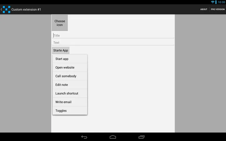 DashClock custom extension screenshot 1