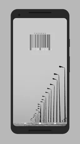 Achromatic KWGT screenshot 5