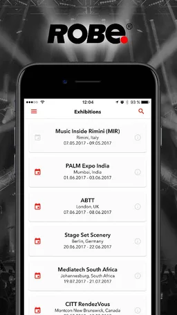 ROBE Lighting screenshot 5