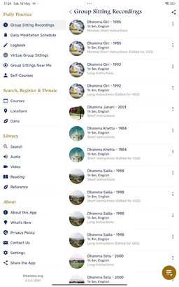 Dhamma.org screenshot 9