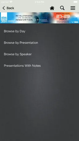SLAS Events screenshot 5