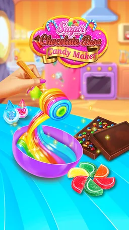Sweet Rainbow Candy Cooking screenshot 4