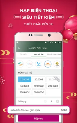 MoMo: Nạp tiền, Chuyển Tiền & Thanh Toán screenshot 1