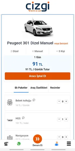 Cizgi Rent A Car - Rental Car screenshot 4