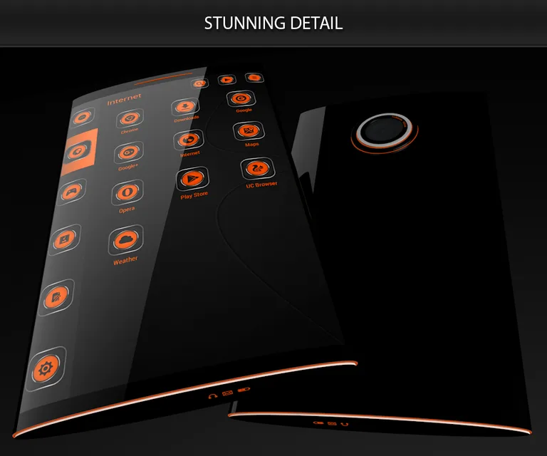 Soft Touch Orange Theme screenshot 4