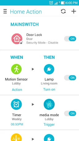 ASUS SmartHome screenshot 4