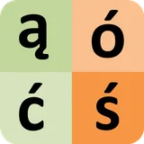 Polish alphabet for students icon