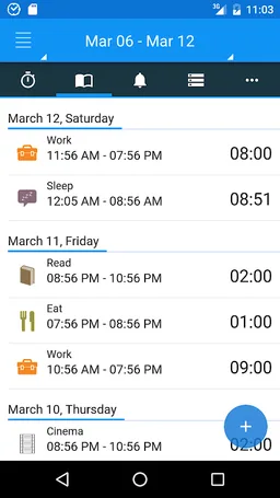 aTimeLogger - Time Tracker screenshot 2