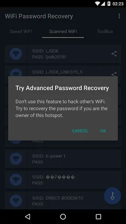 WiFi Password Recovery screenshot 3
