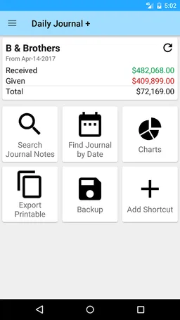 Daily Journal+ screenshot 1