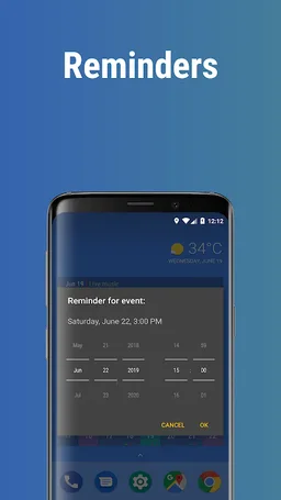 Calendar Widget: Month/Agenda screenshot 4
