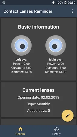 Contact Lenses Reminder screenshot 3