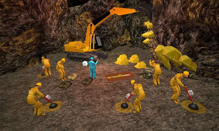 Gold Mine Construction Zone 3D: Crane Operator Sim screenshot 2