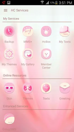 Handcent Skin(Powder Makeup) screenshot 5