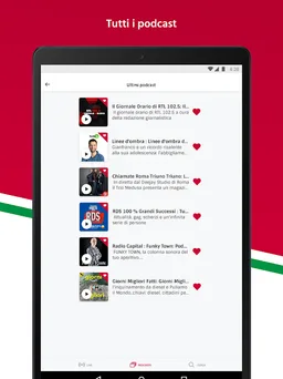 Radioplayer Italia screenshot 1
