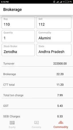 Brokerage Calculator screenshot 4