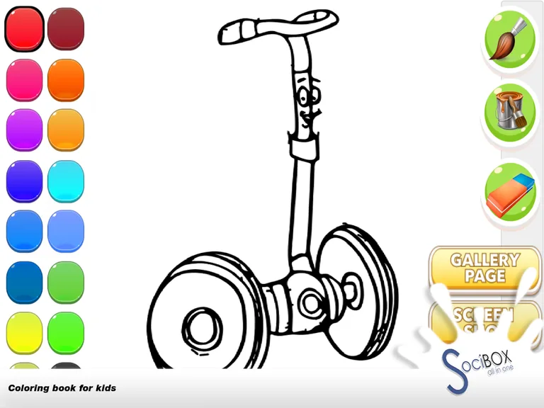 scooter coloring screenshot 10