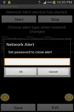 Network Alert screenshot 2