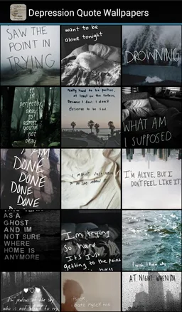 Depression Quote Wallpapers screenshot 2