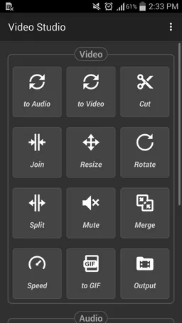 Video Studio - Convert, Cut, Join, GIF screenshot 1